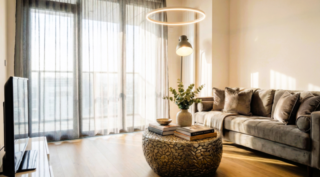 EUROVEA TOWER | 2-izbový byt, 32. poschodie, parkovanie