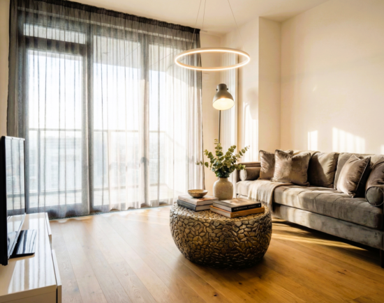 EUROVEA TOWER | 2-izbový byt, 32. poschodie, parkovanie